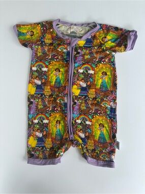 Bamboo Bliss | Disney Encanto Shortie Onesie | 12-18 months